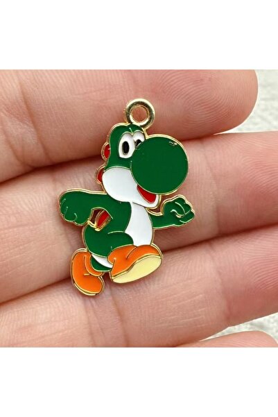 Miniso قلادة معدنية كرتونية مطلية بالروديوم المقلد، 10 قطع، تعليقات من سبيكة ...