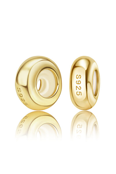 choice2 CUT1139-C Shiny 925 Sterling Silver Golden & Rose Gold Murano Glass C...