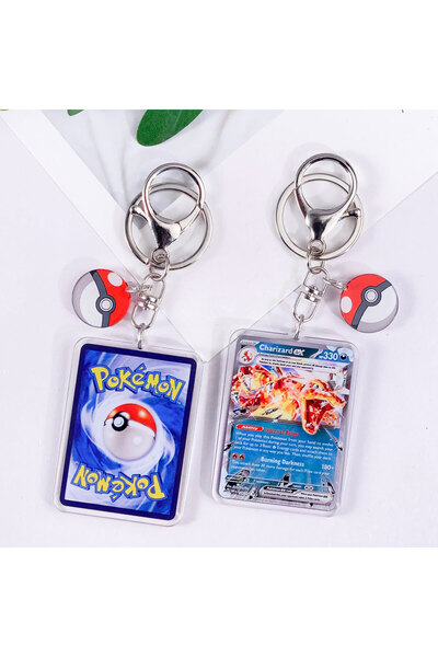 Miniso سلسلة مفاتيح سيارة أكريليك لطيفة من شخصيات بوكيمون أنمي، 6 سم، 9 قطع، ...