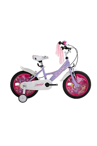 Bisan KDS 2100 KIZ ÇOCUK BİSİKLETİ 26CM 16 JANT MOR SARI PEMBE
