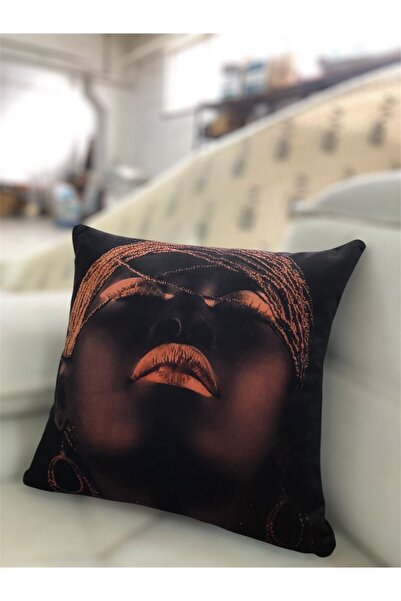 Evondi 45*45 Arabian Girl Patterned Cushion Cover Wipable Fabric - 1 Piece