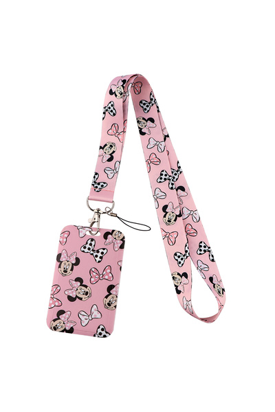 Choice 20 Cartoon Cute Mouse Lanyard Card Holder Anime Neck Strap for Key ID Card Phone Straps Badge Holder