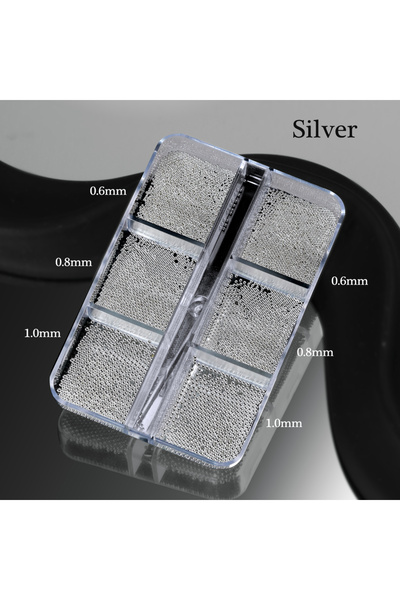 Choice 02 6 شبكات ذهبية بأحجام متنوعة من الفولاذ المقاوم للصدأ، خرز معدني لتز...