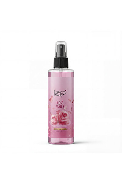 Lavory Beauty ماء ورد طبيعي ونقي 100% - للبشرة والوجه مع خلاصة زهرة الورد الجوري - 250 مل
