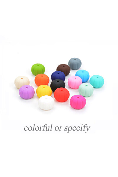Choice10 multicolor LOFCA Jewelry 10pcs Pumpkin Silicone Loose Beads For jewe...