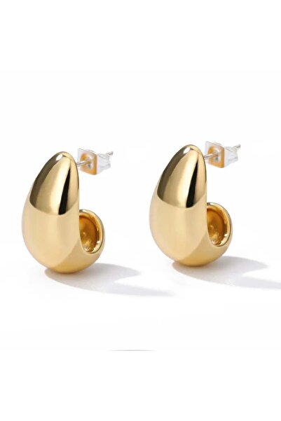 Choice أقراط متدلية بتصميم قبة سميكة عتيقة للنساء، مطلية بالذهب، مصنوعة من ال...