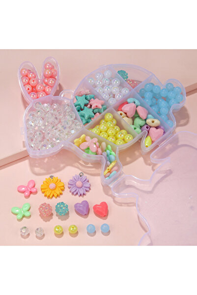 Choice1 QT002-01 Unicorn Rabbit Shaped Box Polymer Clay Beads Charm DIY Jewel...