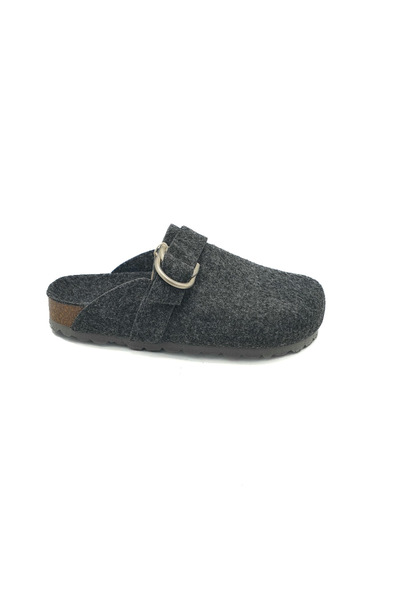 Oysho textile house slippers, gray