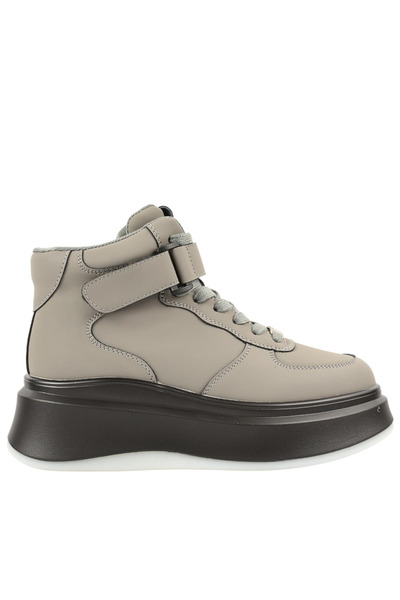 FRANCO GERARDO Women's sports boots, FRANCO GERARDO, grey, nubuck leather