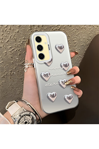 ucuc حافظة سامسونج جالاكسي S24 Fe متوافقة مع الحافة السيليكونية الصلبة والمضا...