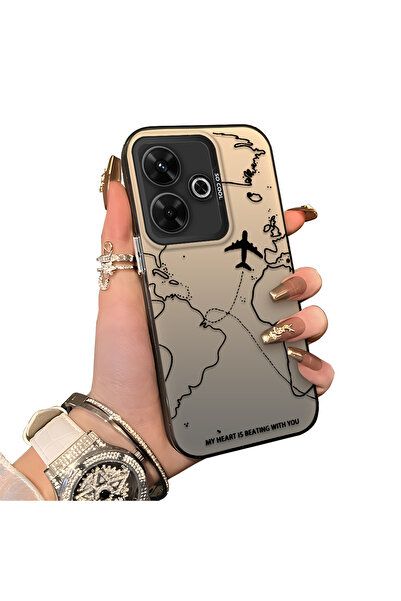 ucuc حافظة Xiaomi Redmi 13 4G متوافقة مع الحافة السيليكونية الصلبة والمضادة ل...