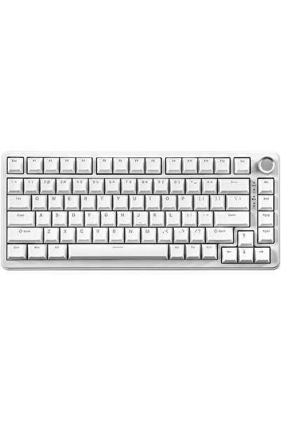 YUNZII B75 Mechanical Keyboard, 75% Hot Swappable with Knob, RGB Backlit Gasket Gaming Keyboard with