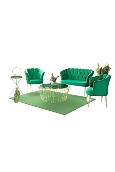 Modella Set de cafea Bella verde 2+1+1