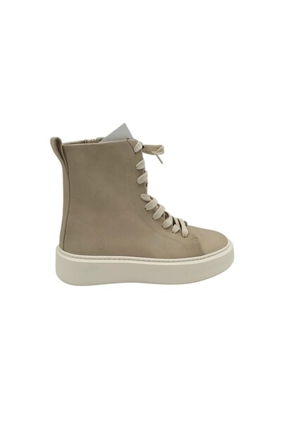 LAST Γυναικείες μπότες Last, μέγεθος 38, δερμάτινες, μπεζ