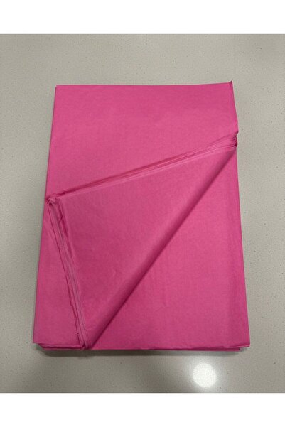 aybaş kağıtçılık Pembe Renk Pelur Kağıdı 50x70 Cm (10 Adet) Paketleme Kağıdı,...