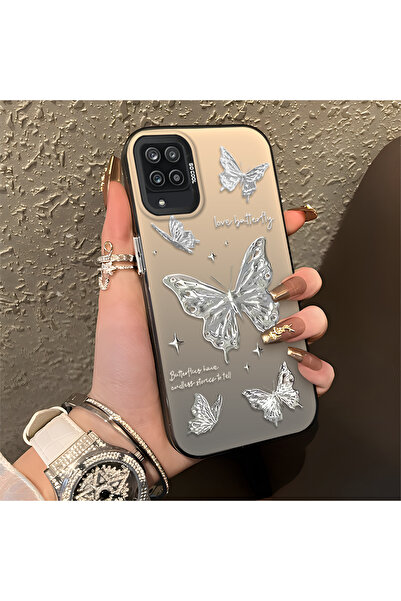 ucuc حافظة سيليكون متوافقة مع هاتف سامسونج جالاكسي A12/M12 ذات حافة صلبة ومضا...