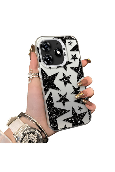 ucuc حافظة تكنو سبارك 10 برو 4G متوافقة مع الحافة السيليكونية الصلبة والمضادة...