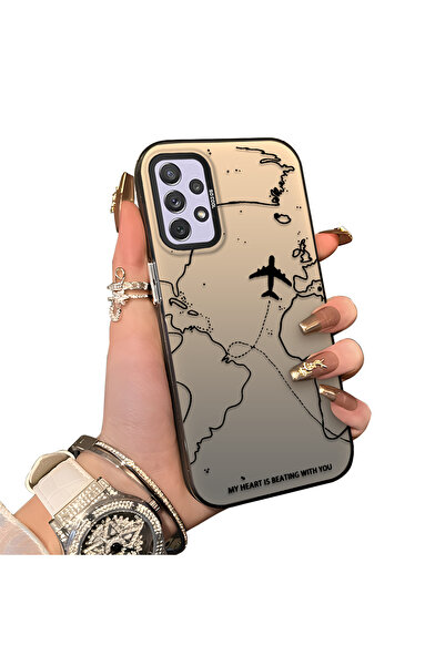 ucuc حافظة سيليكون متوافقة مع هاتف سامسونج جالاكسي A72 ذات حافة صلبة ومضادة ل...