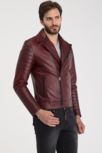 ZanDeri Cross Zipper Biker Model