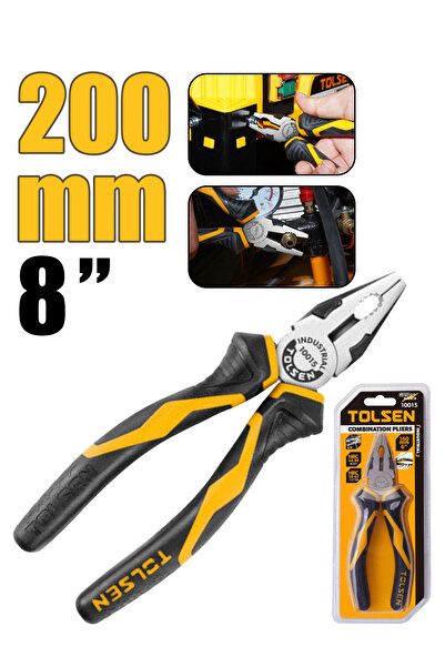 TOLSEN كماشة متعددة الاستخدامات، قوية وتتحمّل الشغل، بمقبض ناعم، كروم فاناديو...