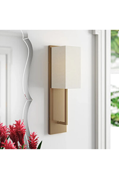 RONİSU AYDINLATMA Modern Dikdörtgen Gövdeli Şapkalı Duvar Aplik RA-APLK-3513-...