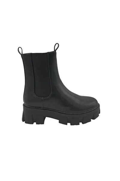 About You Women's boots size 40, eco-leather, black