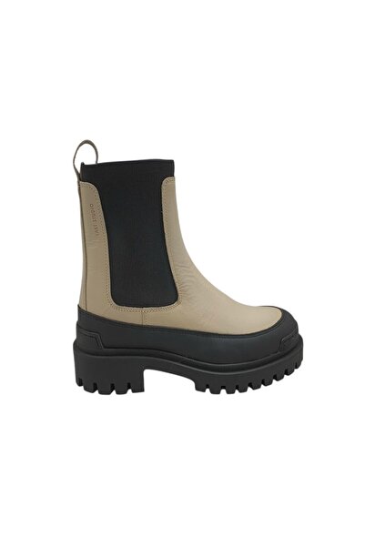 LAST Γυναικείες μπότες Last, μέγεθος 37, δερμάτινες, μπεζ