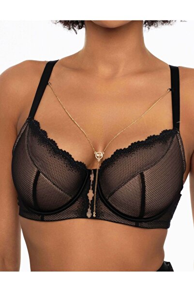 ESOTIQ Sutien elegant, semi-umflat, întărit și cu armătură, lenjerie intimă, ...