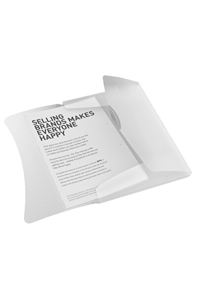 Esselte Elasticated folder, PP, VIVIDA white,