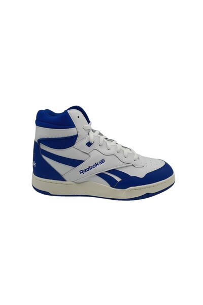 Reebok Men's BB sneakers, leather and textile, white/blue