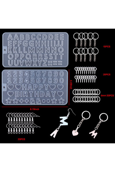 Choice14 مجموعة قوالب راتنج السيليكون (9 قطع) - مجموعة قوالب صب راتنج الإيبوك...
