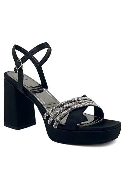 Beety 1018 1 25YA Pantofi de seara pentru femei din satin negru