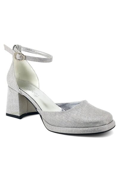Beety 425 25Ya Women's Evening Dress Shoes Silver