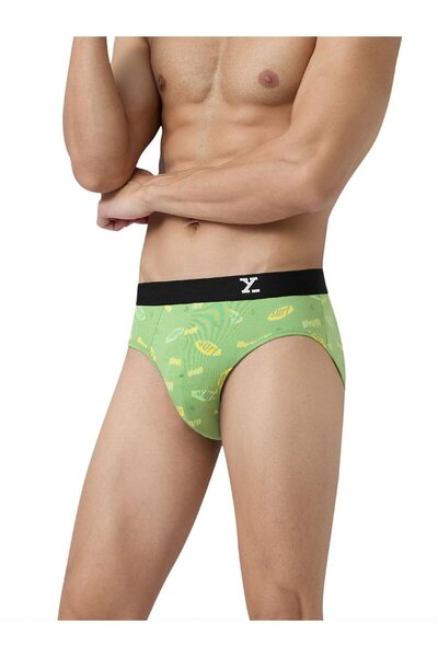 XYXX By Styli Men Surf Super Combed Cotton Printed Antibacterial Briefs