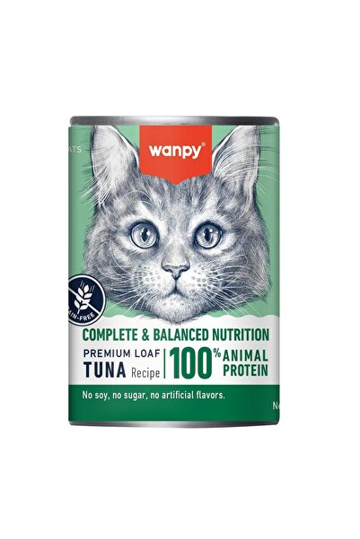 Wanpy Ton Balıklı Tahılsız Yetişkin Kedi Konservesi 375 gr