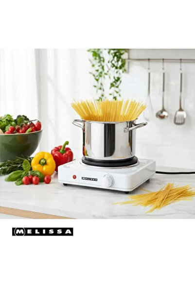 Optim Solution Plită electrică – 1500 W, placă din fontă de 185 mm, termostat reglabil, design compact