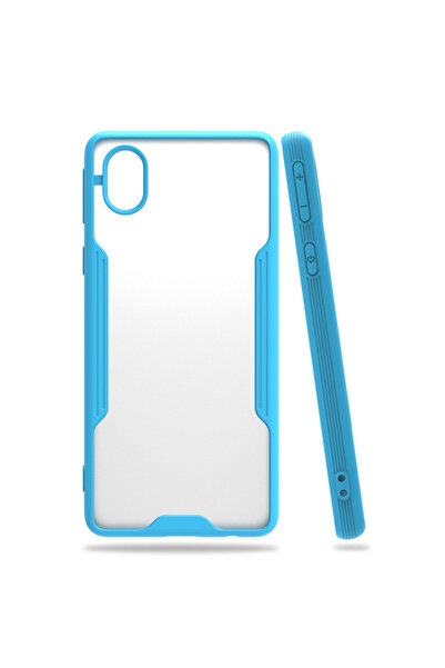 NewFace Samsung Galaxy A01 Core Case Platinum Silicone - Blue