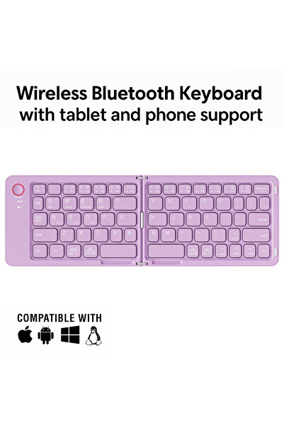 SOFIEV Portable, ultra-thin wireless keyboard with IOS, Android, Windows phone/tablet support