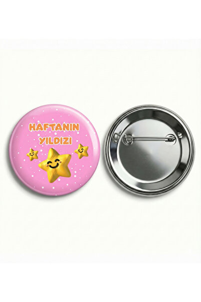 Gumustenevim Haftanın Yıldızı Kız Öğrenci Motivasyon Rozeti (5 Adet)