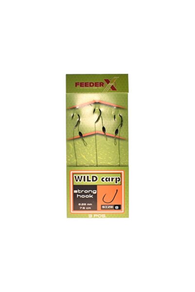 FeederX Wild Carp Strong Hook, nr. 8