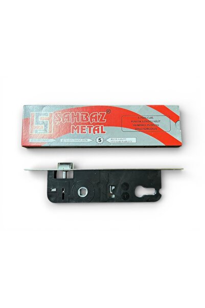 Şahbaz Metal Gömme Plastik Gövdeli Yale Kapı Kilidi 35 mm Merkez Dilli Sürgülü