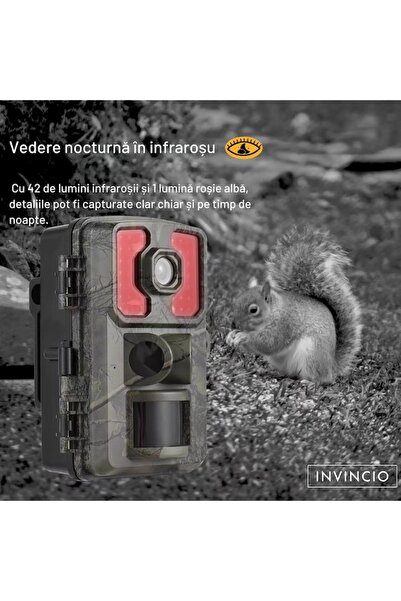 INVINCIO Cameră de vânătoare Hunter Trail 4K