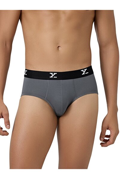 XYXX By Styli Men Combed Cotton Parallax Solid Briefs