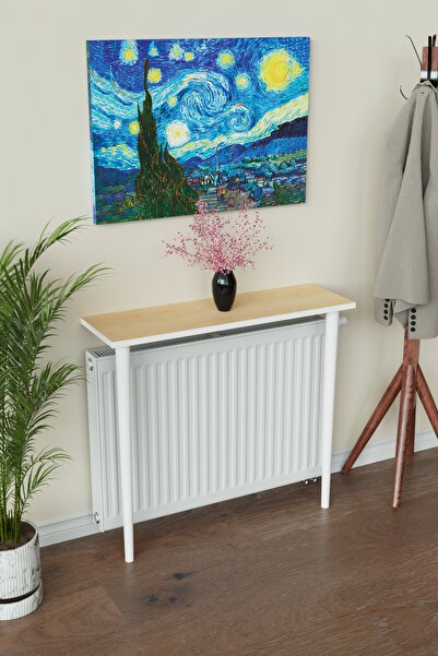 Hediyeler Kapında Petek Üstü Raf Modern 2 Ayaklı Dresuar Kalorifer Peteği Raf...