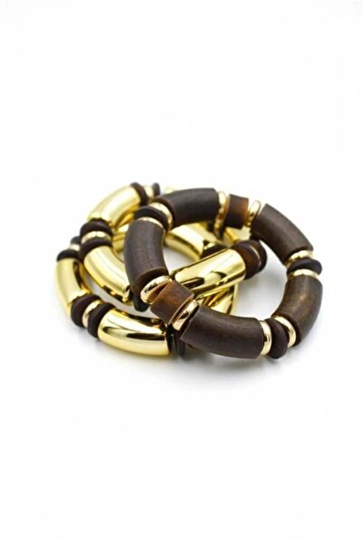 MENESSA سوار متعدد الأساور - بني