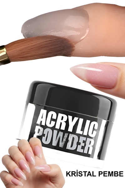 xolo Akrilik Powder Kristal Pembe 304 Protez Tırnak Tozu – Profesyonel Nail A...