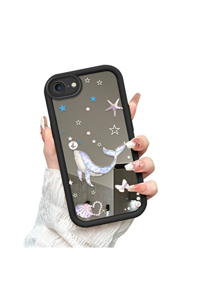 Hontinga حافظة هاتف متوافقة مع iPhone 7/8/SE 2020 2022 حافظة سيليكون جميلة مض...