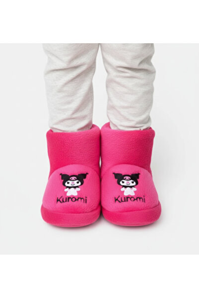 Lesia Çocuk Kuromi Nakışlı Kreş Ev Pandufu Kaymaz Taban