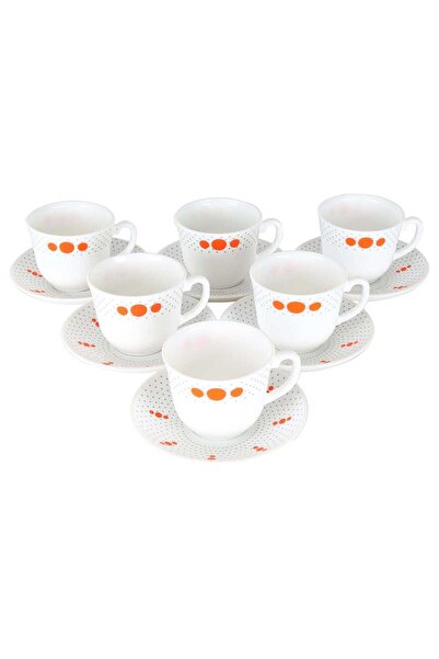 CELLO Cup & Saucer Set, 12 Pcs, 220 ml
