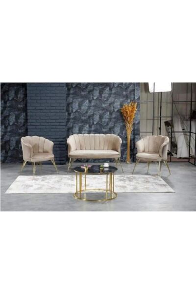 Modella Set cafea Margareta crem 2+1+1